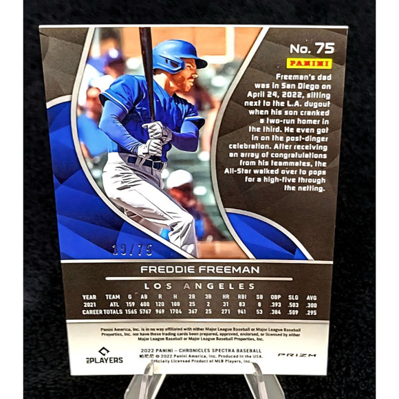 Los Angeles Dodgers Freddie Freeman Finest and Numbered Inserts - Picture 6 of 11